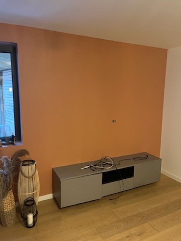 mise en peinture et pose de bardage phonique stratifié mural sur la Robertsau à Strasbourg