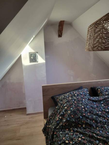 Avant/après pose de papier peint professionnelle effet réaliste à Strasbourg et Plobsheim