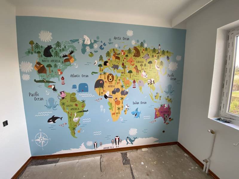 Faire poser un papier peint panoramique par un professionnel avec devis de 150 à 200€ à Hangenbieten proche de Strasbourg