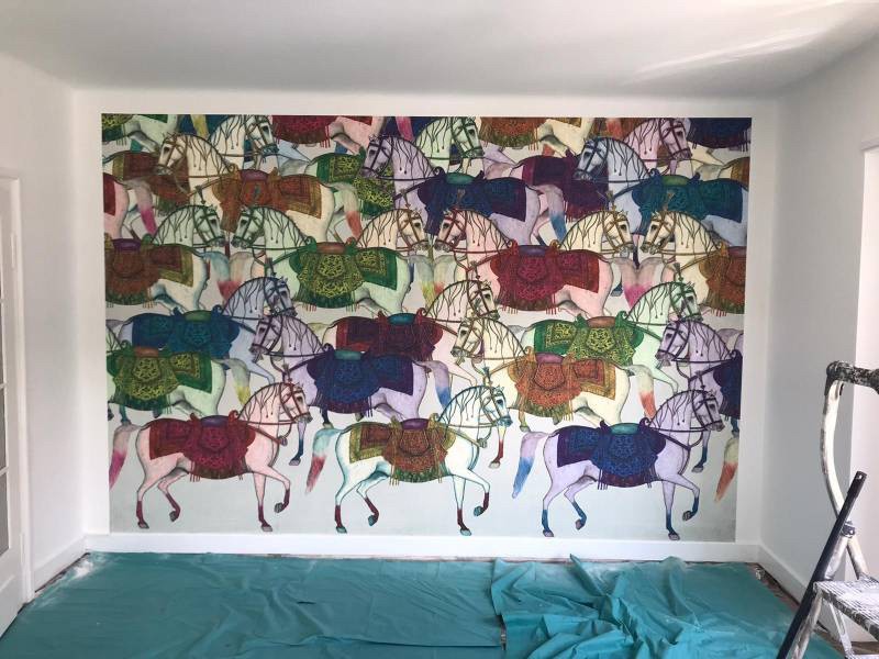 Faire poser un papier peint panoramique par un professionnel avec devis de 150 à 200€ à Hangenbieten proche de Strasbourg