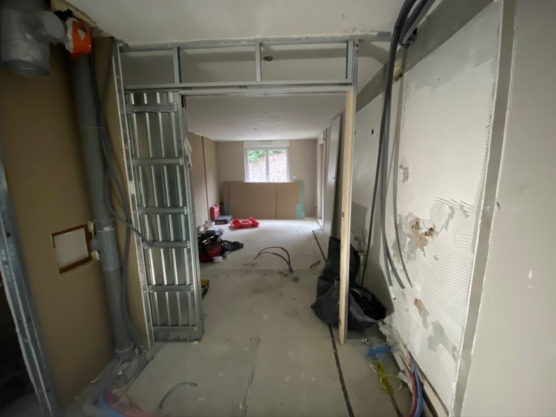 Projet de création de pièces avec pose de placo à Strasbourg dans le Bas-Rhin